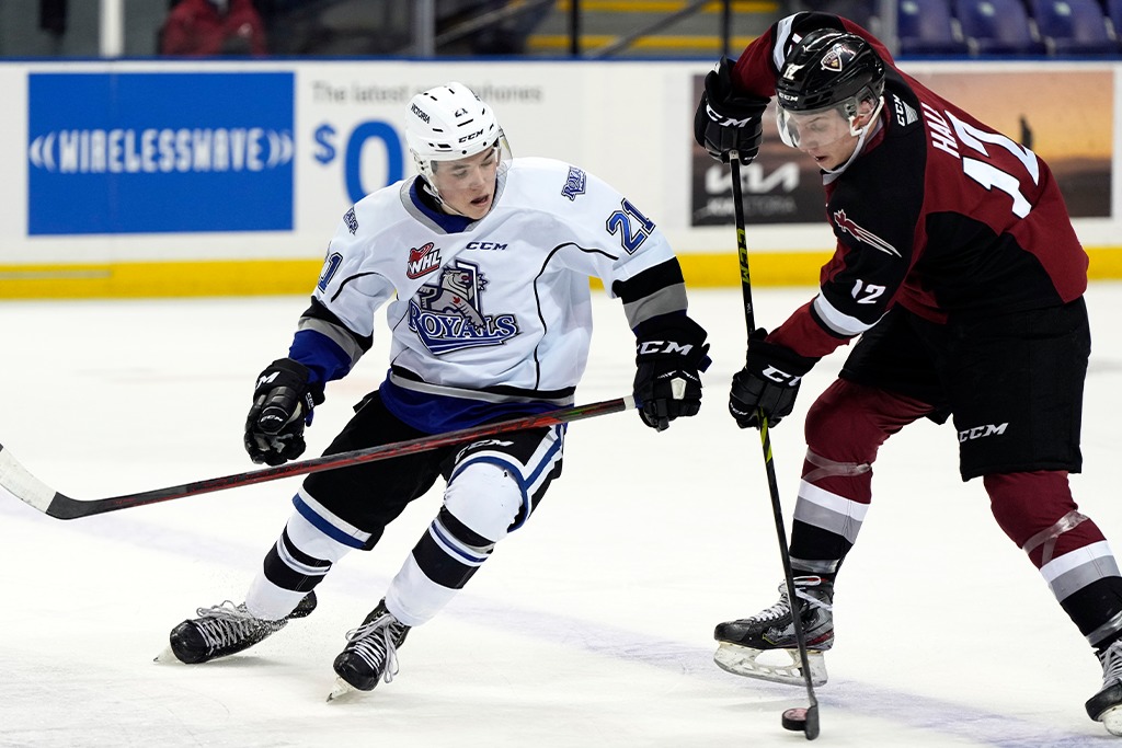The Victoria Royals (12-19-4-0) lost 4-2 in a close battle against the Vancouver Giants (16-17-2-0) on Friday night.