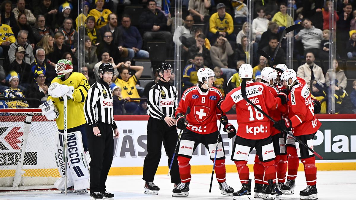Switzerland beats Sweden in extension in Stockholm