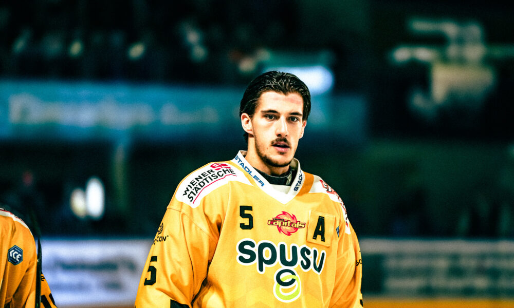 "Team player" Dominic Hackl ready for the captain's office of the Vienna Capitals?