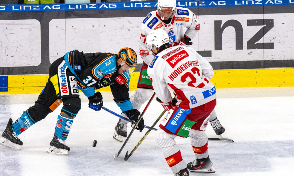 ICEHL: Two failures at the KAC for the away game in Linz!