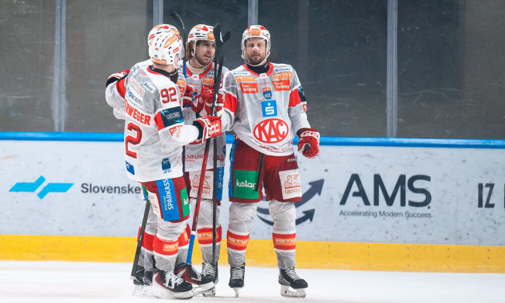 4:2 over the Vienna Capitals: The KAC celebrates its next home win!