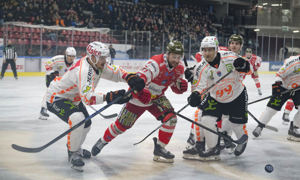 ICEHL: Graz99ers prevail in the pursuit duel against HC Bozen!