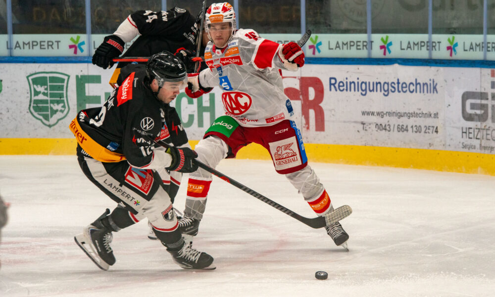 ICEHL: Pioneers Vorarlberg go into the break with a victory over KAC!