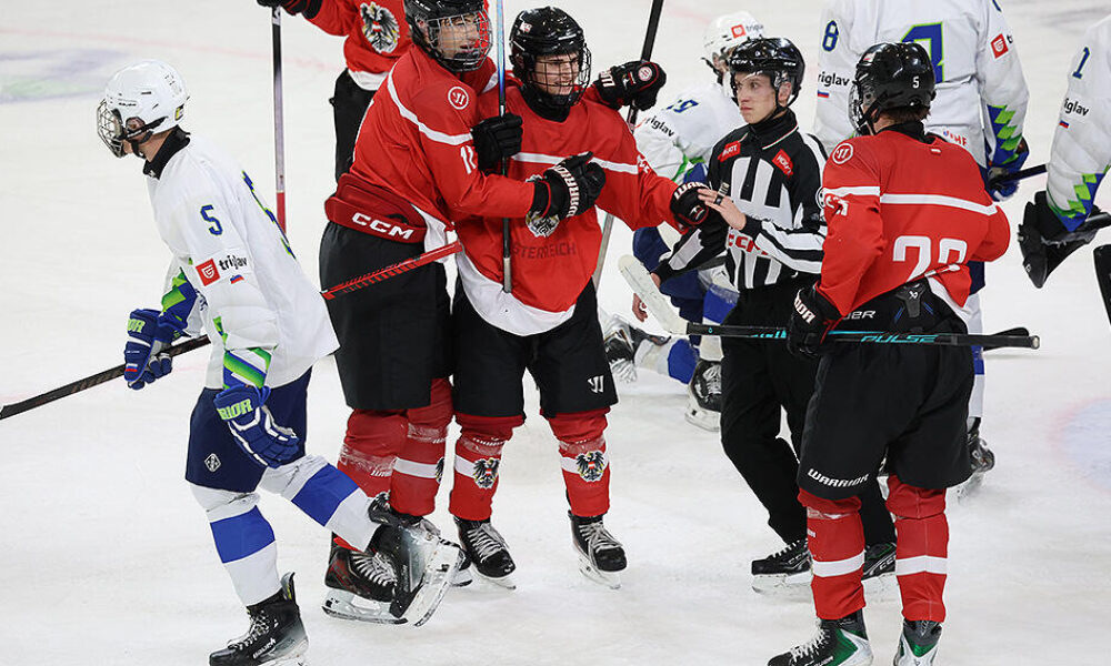 ÖEHV: U18 national team celebrates clear victory over Slovenia