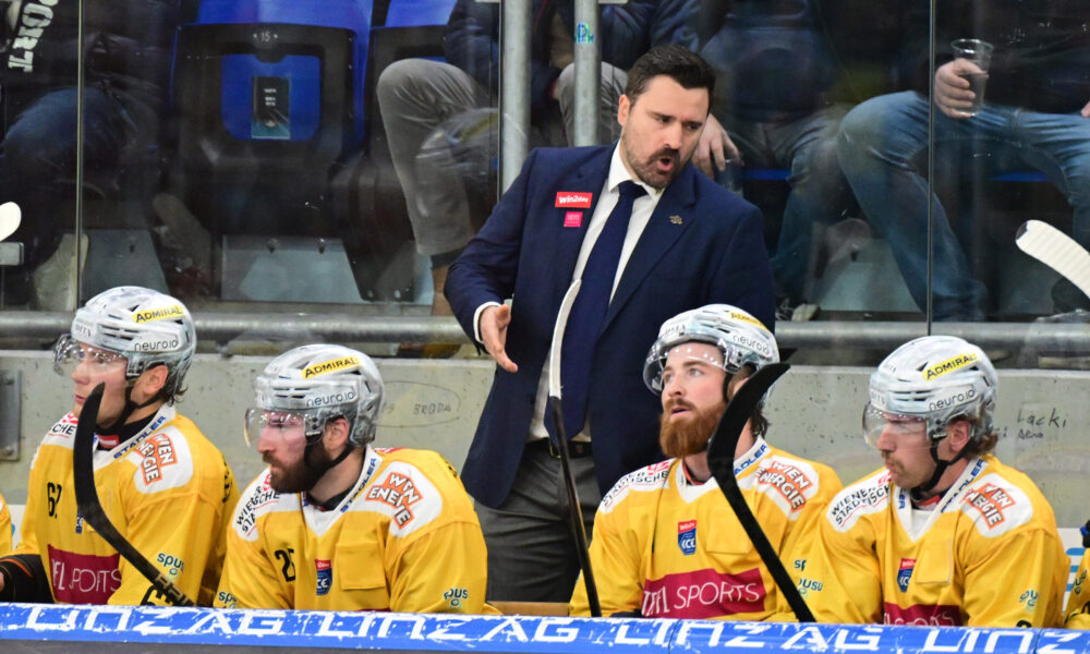 Vienna Capitals coach Scholz: “We will have to address a few things again!”