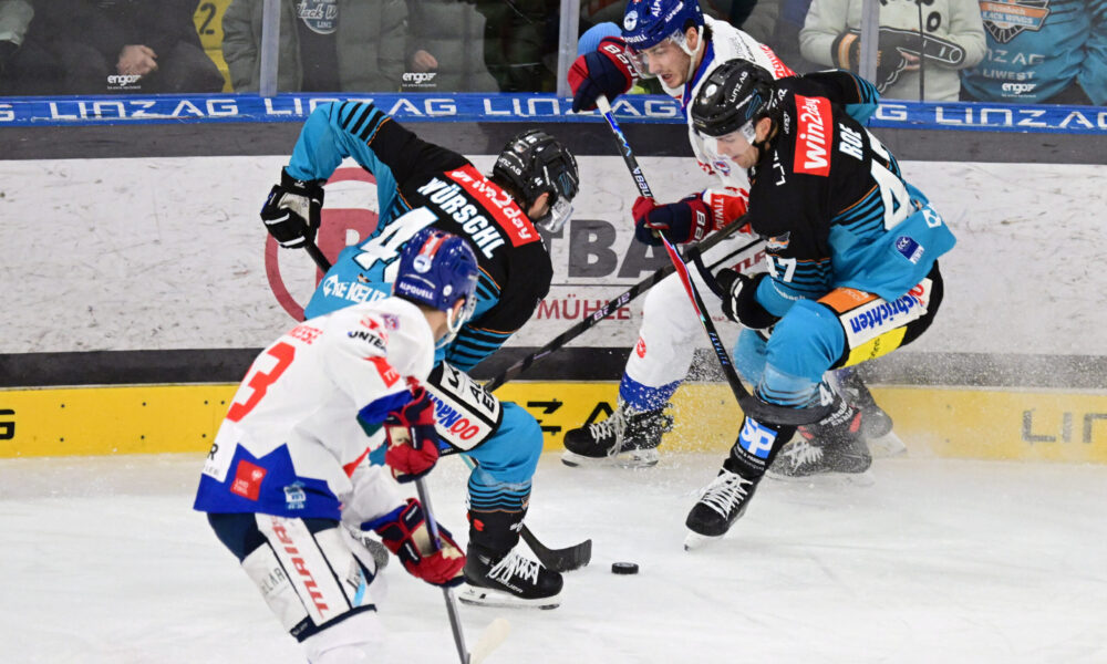 Negative series ended: Black Wings Linz celebrate home win over HC Innsbruck!