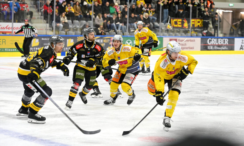 Vienna Capitals end their South Tyrol trip with a threesome in Bruneck!