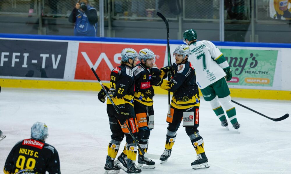 Vienna Capitals with an important threesome against Ferencvaros Budapest!