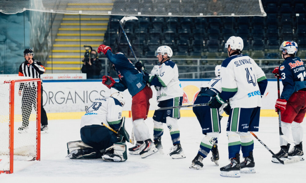 AlpsHL: Red Bull Juniors win the top duel against KHL Sisak!