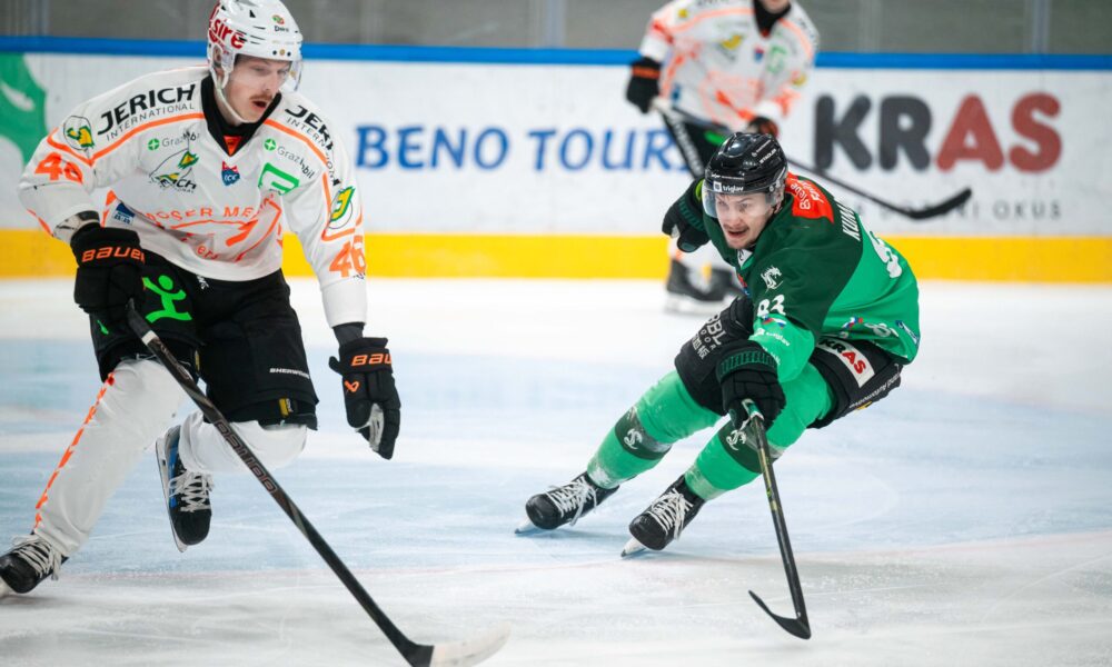 Graz99ers stay on the heels of the KAC with a shutout success in Laibach!