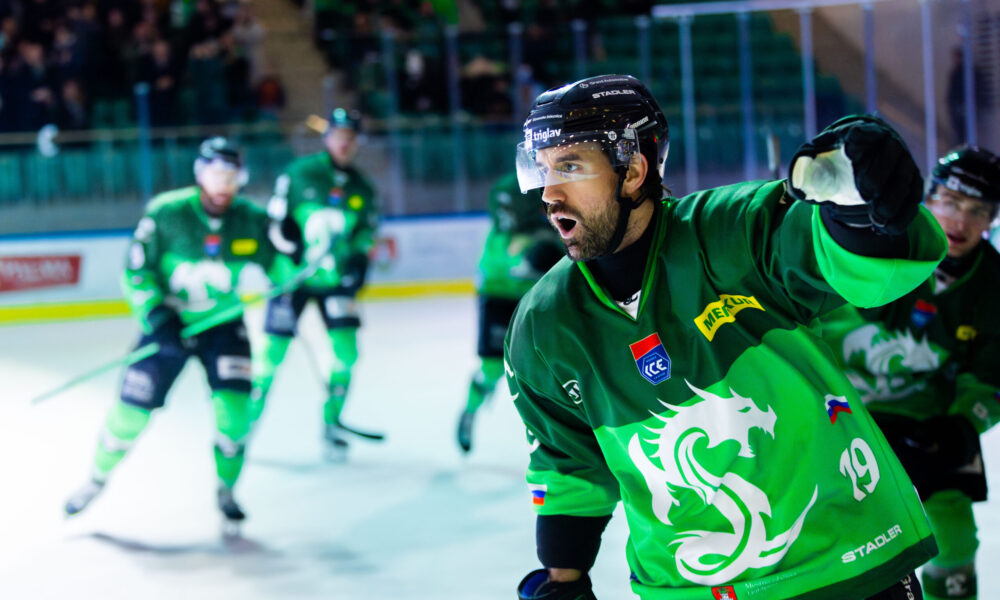 Olimpija Ljubljana celebrates clear success over the Black Wings Linz!
