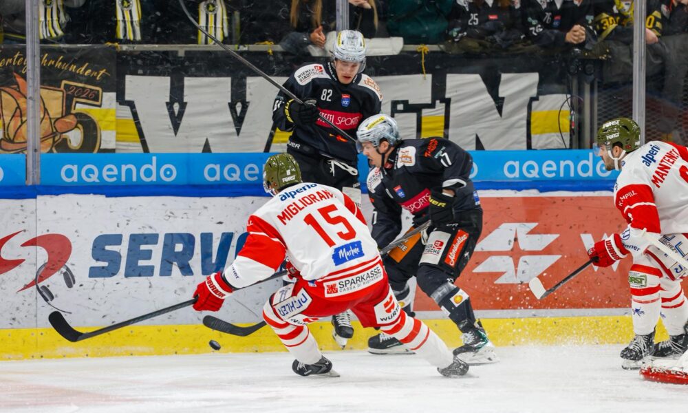 Vienna Capitals celebrate shutout success over HC Bozen!