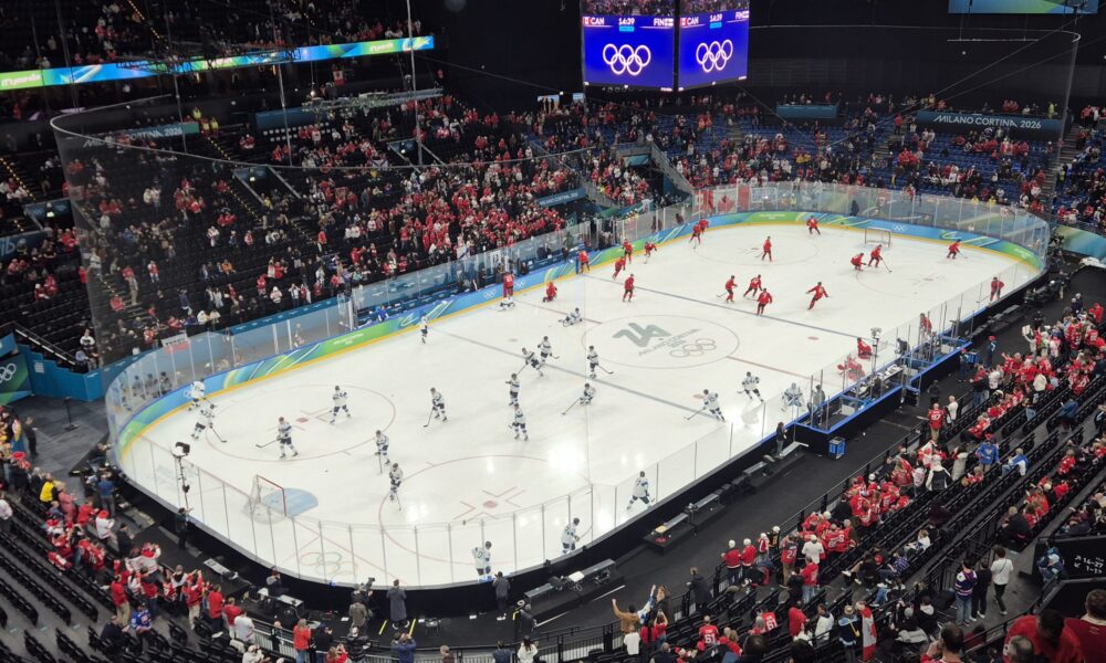 “Bucket list item: check”: A visit to the Olympic ice hockey tournament!