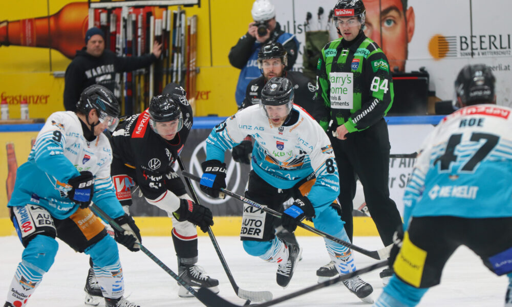 Shutout in the country: Black Wings Linz take a big step towards the pre-playoffs!