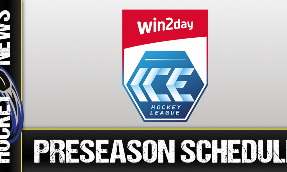 ICEHL: 2026 preseason schedule