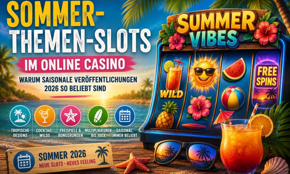 Summer-themed slots in the online casino: why seasonal releases are so popular in 2026