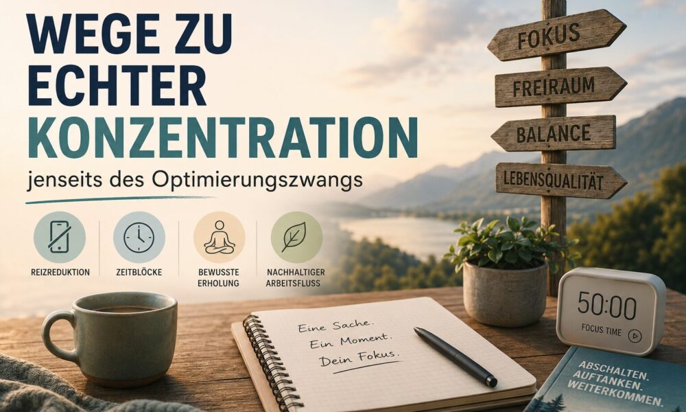 Ways to real concentration beyond the need to optimize