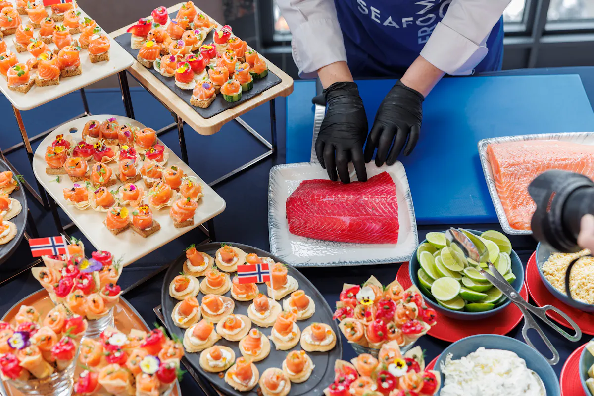 Norway World Cup food prep
